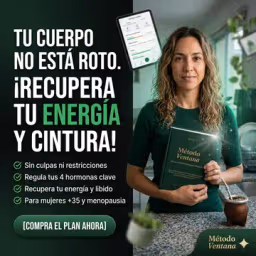 Ejemplo visual de una oferta editorial para un producto de bienestar