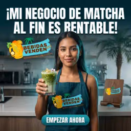 Ejemplo visual de campaña para una bebida de consumo
